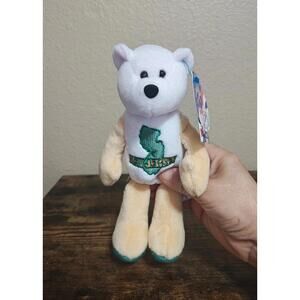 2001 Limited Treasures New Jersey State Quarter Bear Collectible Plush